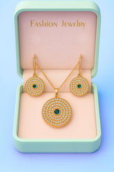 Zircon Locket Set-100 (Green)